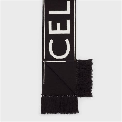 CELINE SCARF IN WOOL AND CASHMERE